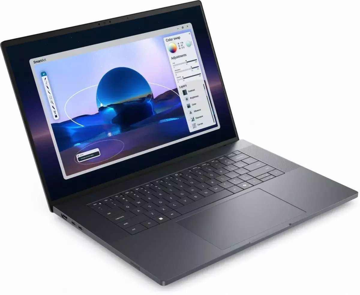 Laptop Dell Stacja robocza Pro Max 16 Premium MA1625 W11P U7-265H|32GB|1TB|RTX PRO 2000 Blackwell 8GB GDDR7|FgrPr|Cam&Mic|WLAN + BT|16.0 FHD+|6C|vPro/