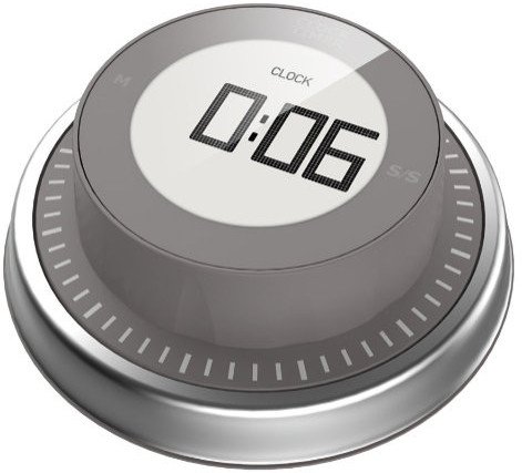 Minutnik JVD DM287.2 szary 9,5 cm magnesy .