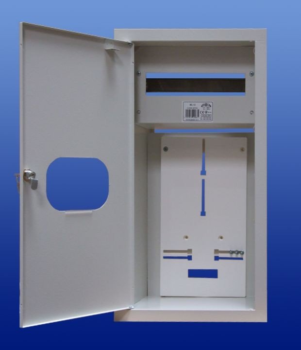 Sabaj Rozdzielnia podtynkowa RL-12ZSZ z zamkiem i szybą IP31 - 2-083