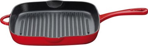 Patelnia Kuchenprofi grillowa Żeliwna Emaliowana 26cm