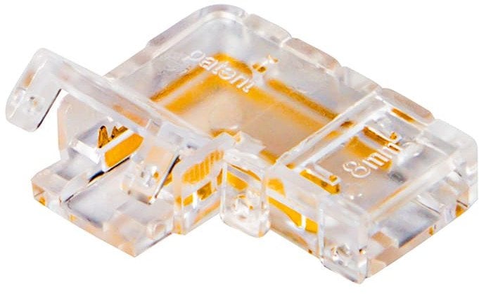 70-724# Konektor do taśm led typu "l" 8mm 2pin cob