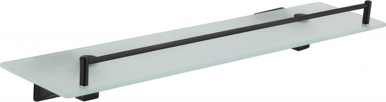 Mexen Mexen Dalia wisząca półka szklana, czarna - 7017337-70