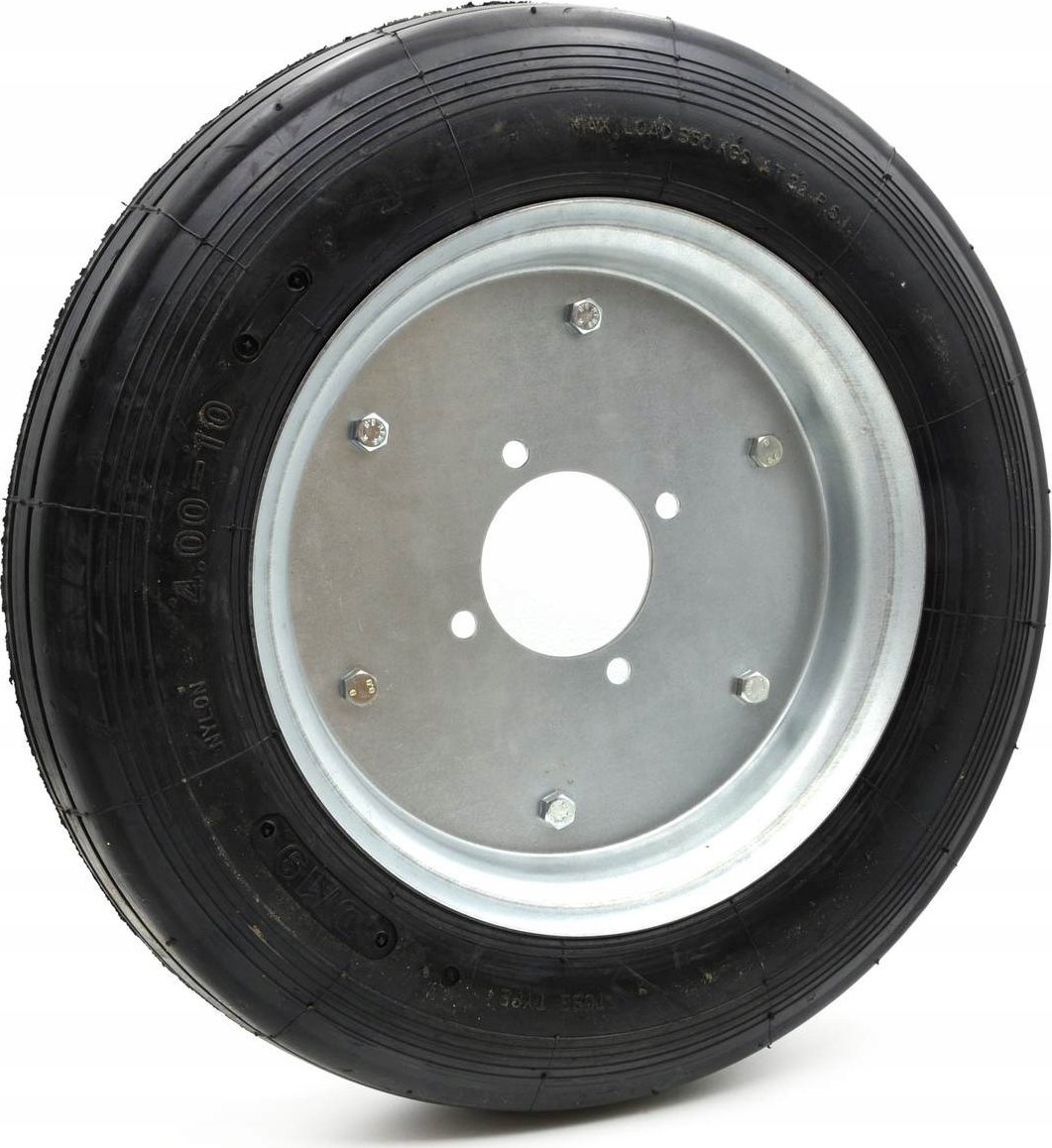 Traktor ogrodowy Geko Koło pneumatyczne z dętką do zgrabiarki 4.00-10