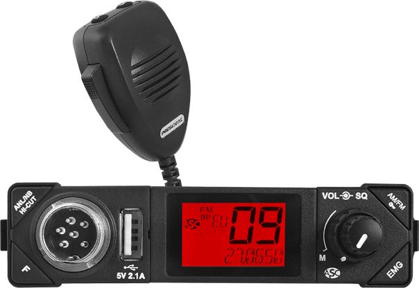 CB Radio President PS RADIO CB PRESIDENT BILL ASC AM/FM 12V+USB 2.1A NEW.