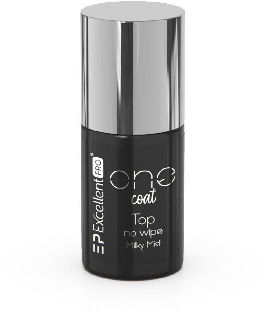 Excellent PRO One Coat Top No Wipe top bez przemywania Milky Mist 7g