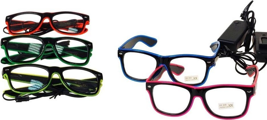 Okulary ze świecącymi oprawkami LED MIX