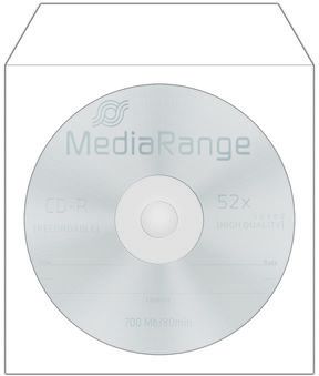MediaRange koperta na CD/DVD, 100 sztuk (BOX62)