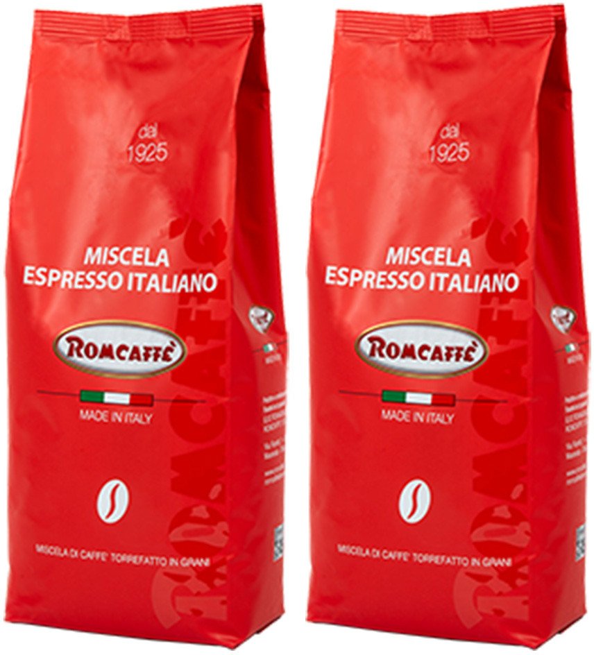 Kawa ziarnista 2x 1kg Romcaffe Espresso Italiano Blend