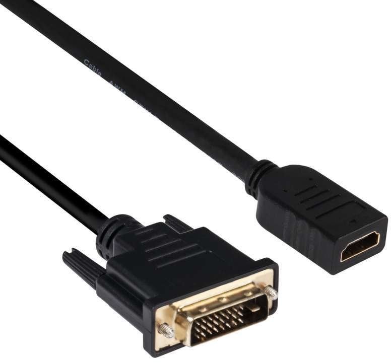 Kabel Club 3D DVI to HDMI 1.4 Cable M/F 2m/6.56ft Bidirectional
