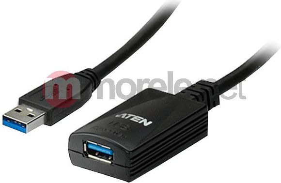 Kabel USB Aten USB-A - USB-A 5 m Czarny (UE350AT)