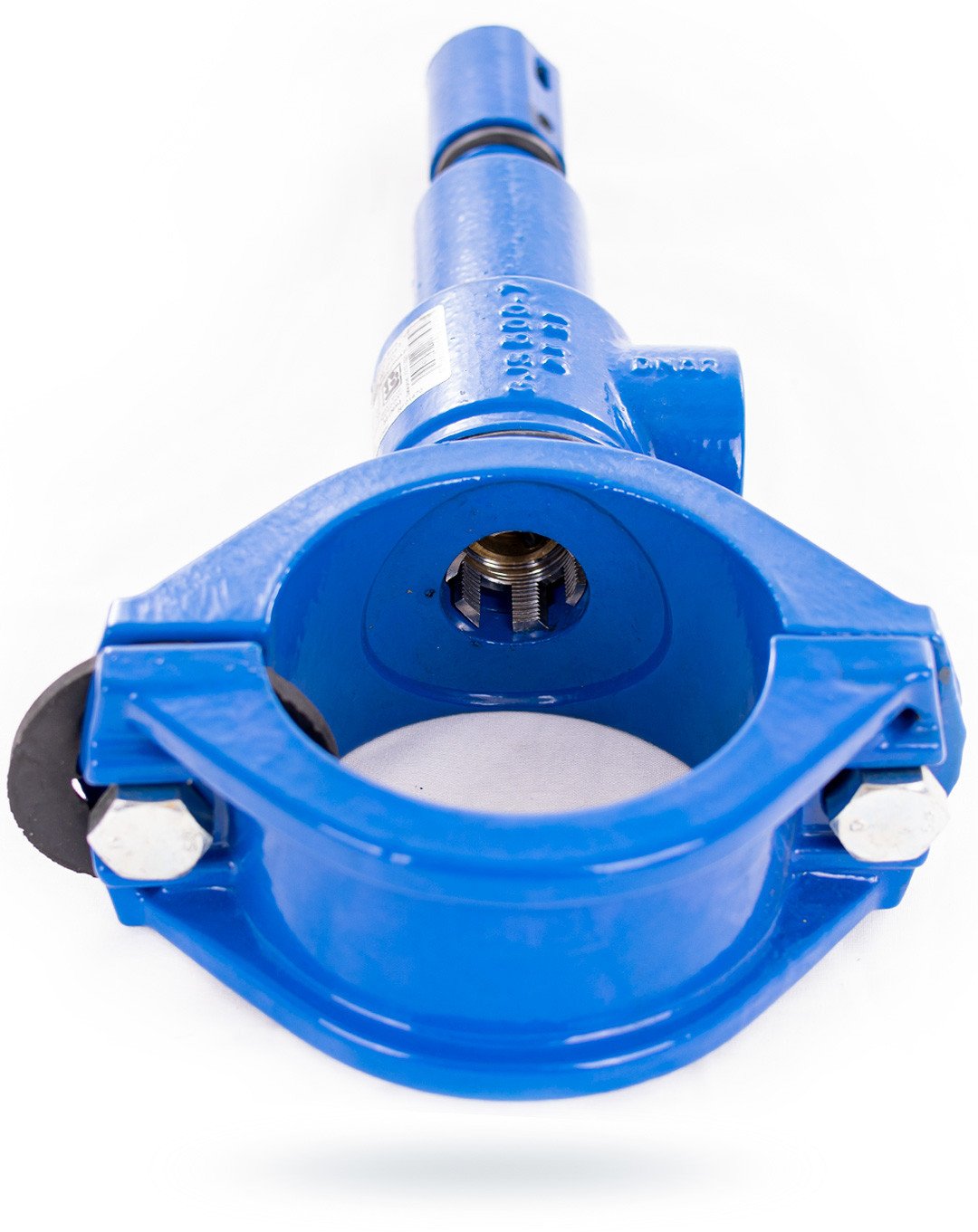 Nawiertka przyłączeniowa NP.-1 DN 110/40 do rur PVC/PE, o ściance do 11 mm, żeliwo szare GJL