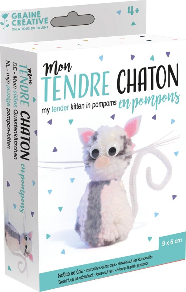 Graine Creative Zestaw Kotek z Pomponów