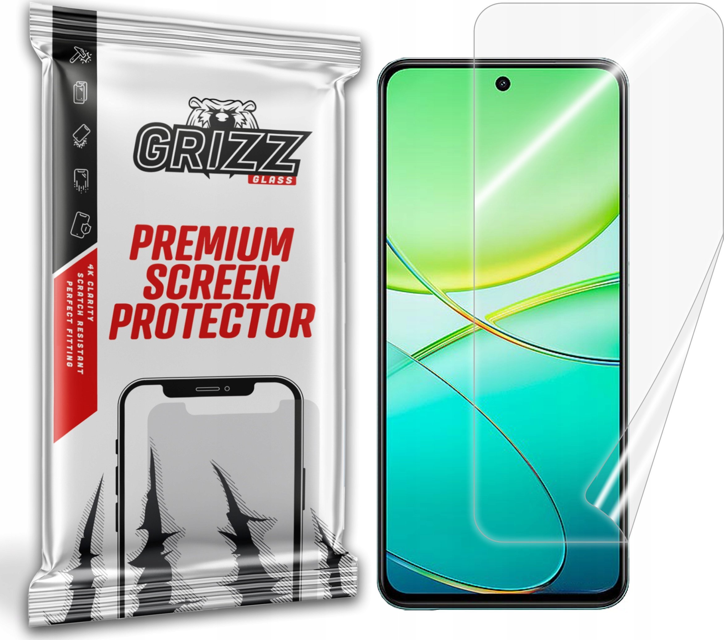 GrizzGlass Folia ceramiczna GrizzGlass CeramicFilm do Vivo Y38