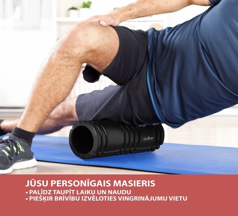 FOAM MASSAGE ROLLER LS3768B 33X14 CM