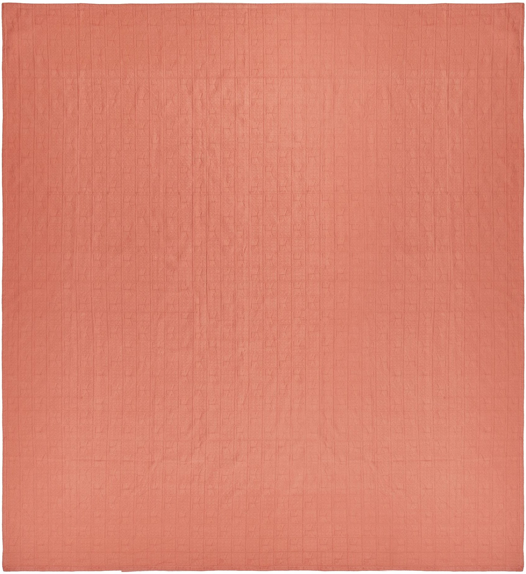 Narzuta na łóżko MARAKA Bawełna 200 x 220 cm Jasnoczerwony