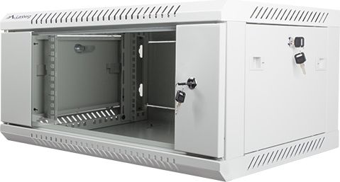 Lanberg Szafka serwerowa wisząca 19'' 4U szara 600 x 450mm (WF01-6404-10S)
