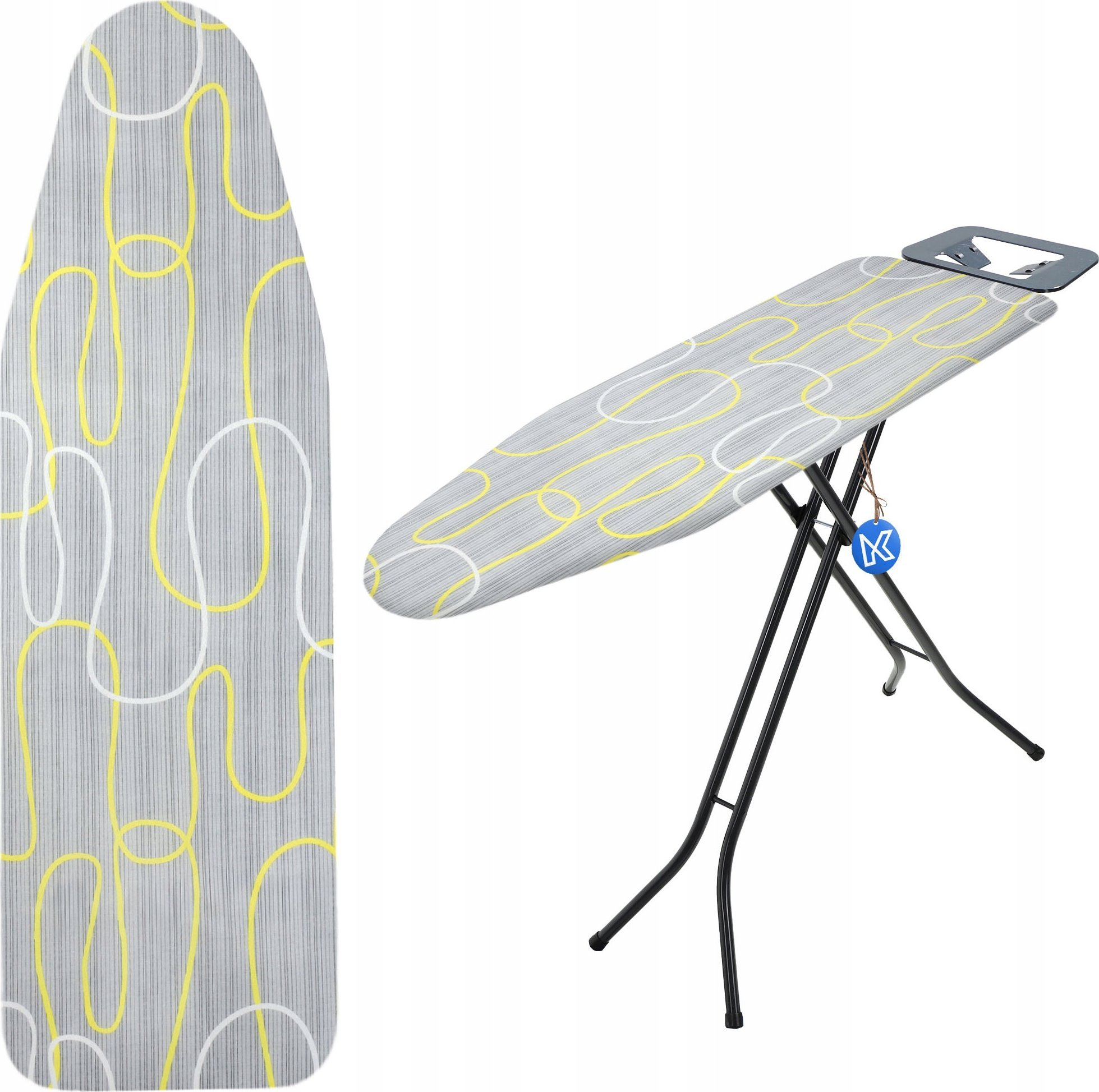 Kadax KADAX Pokrowiec Na Deskę 127x47cm Do Prasowania Podkład Naciągany Sznurki