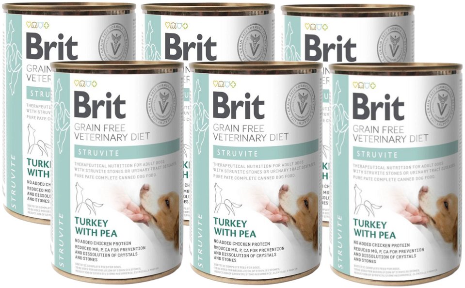 BRIT GF veterinary diets dog Struvite 6x400g-karma mokra dla psa