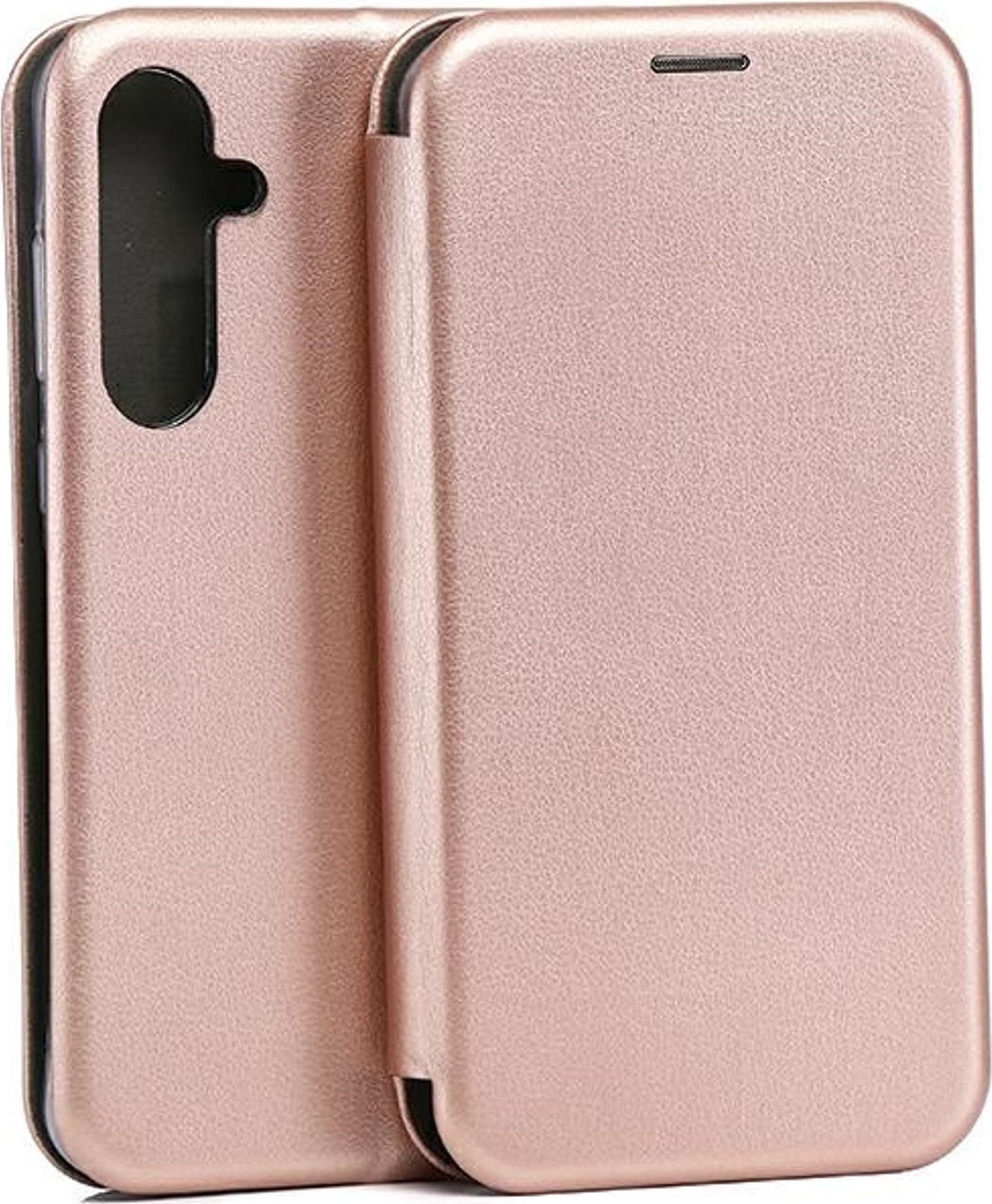 Beline Beline Etui Book Magnetic Samsung A35 A356 różowo-złoty/rose gold