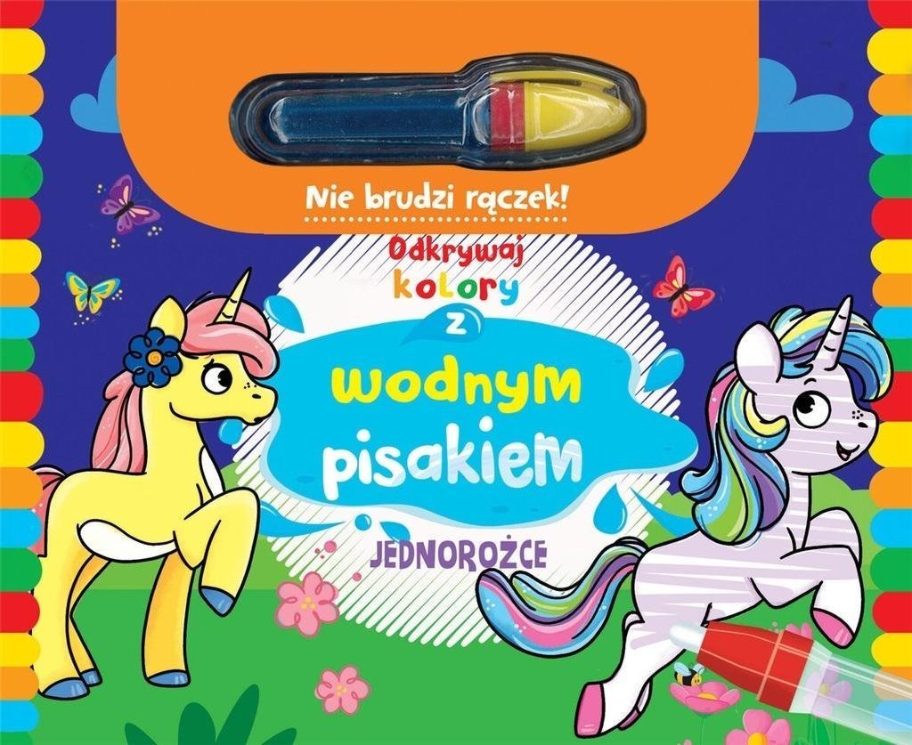 Teka Odkrywaj kolory z wodnym pisakiem Jednorożce