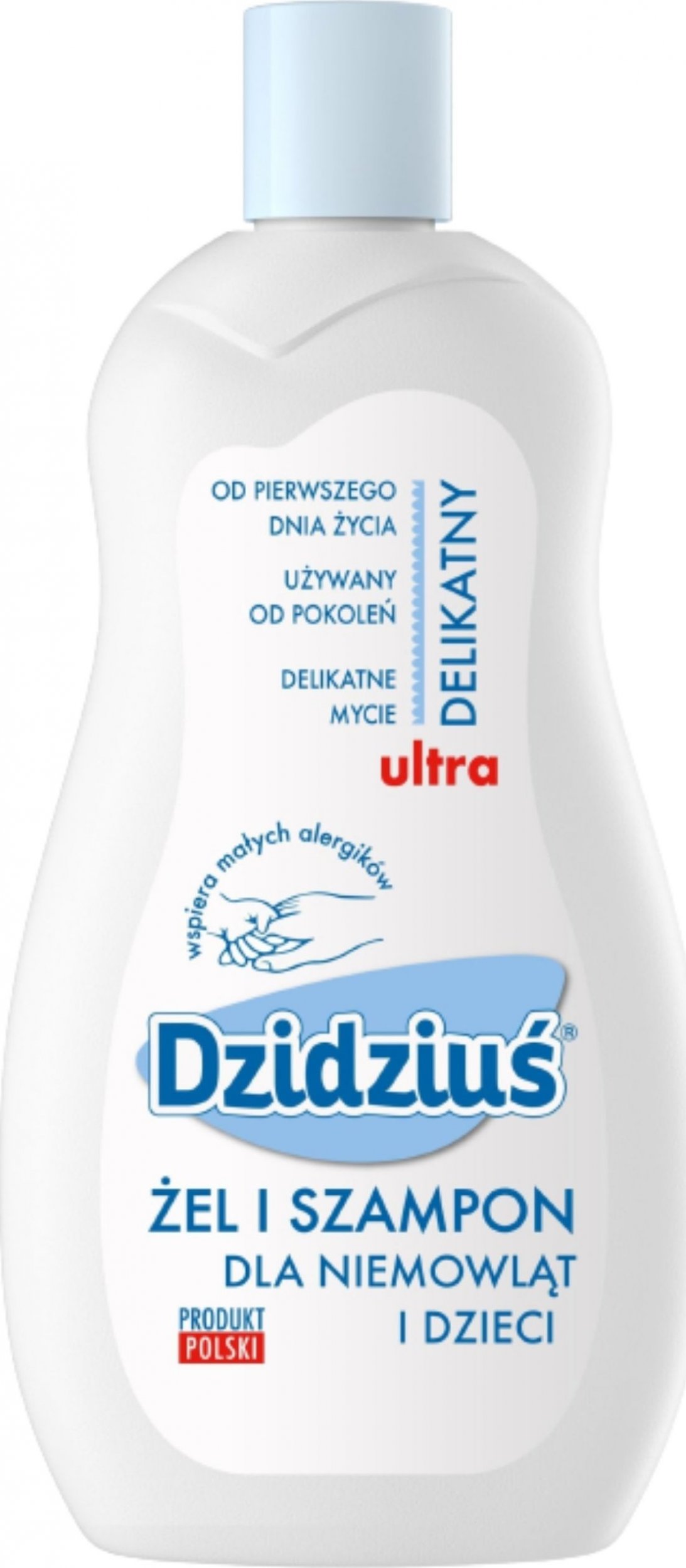 Dzidziuś Żel Szampon dla niemowląt i dzieci z proteinami pszenicznymi 500ml