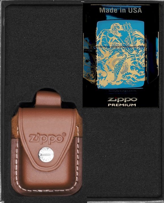 Zestaw ZIPPO Zapalniczka ATLANTIS DESIGN Prezentowy No2