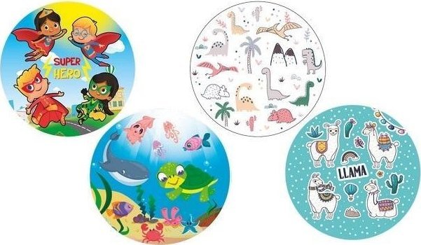 Piłka gumowa bajkowa MIX