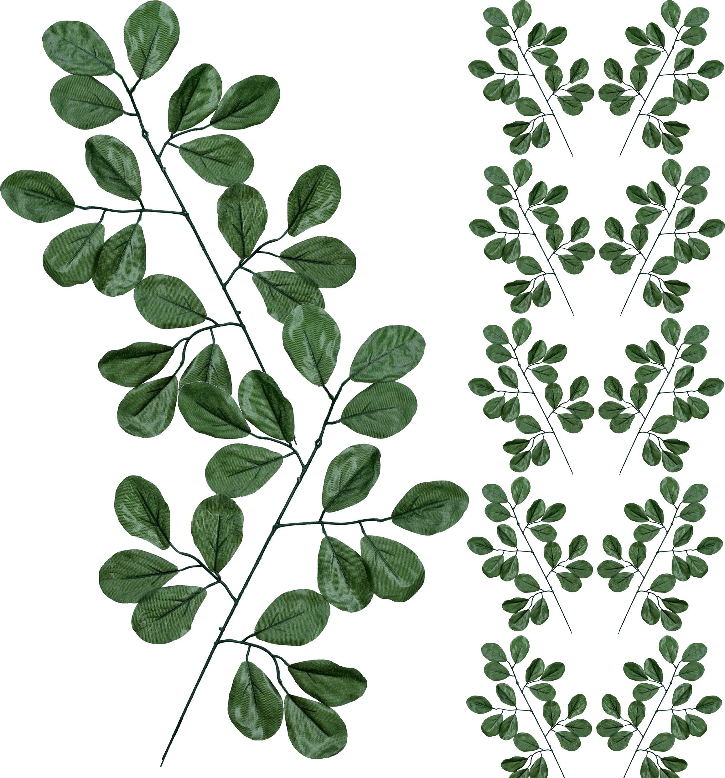 KWIATY sztuczne LIŚCIE dębu dekoracyjne do kompozycji STROIK BUKIET liść