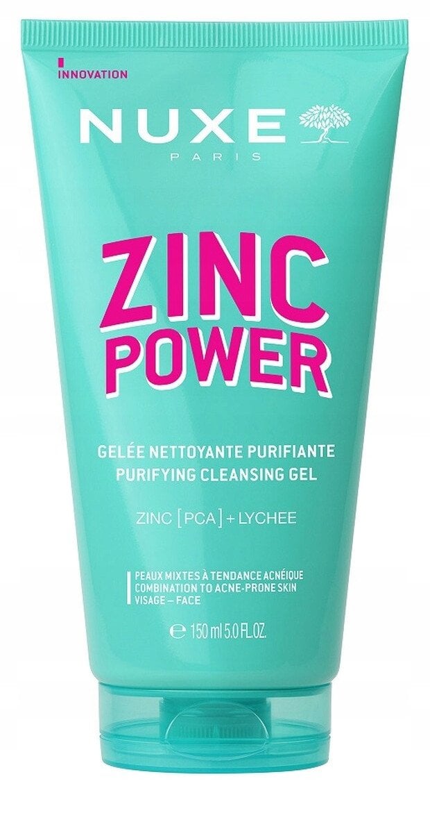 Nuxe Zinc Power Purifying Cleansing Gel oczyściający żel do mycia twarzy 150ml