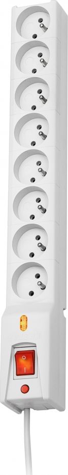 Listwa zasilająca Lestar LX 810 przeciwprzepięciowa 8 gniazd 1.5 m szara (LX810GA1.5SZARY)