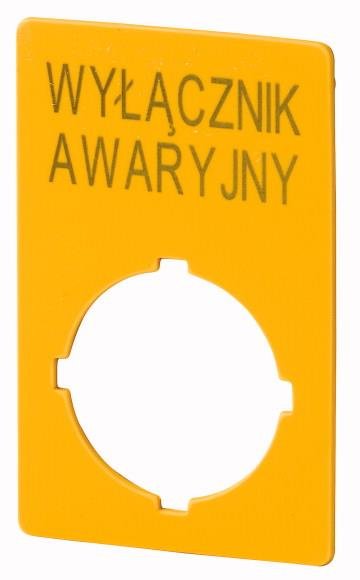 Eaton Tabliczka opisowa M22-XZK-PL99 50x33mm 167637