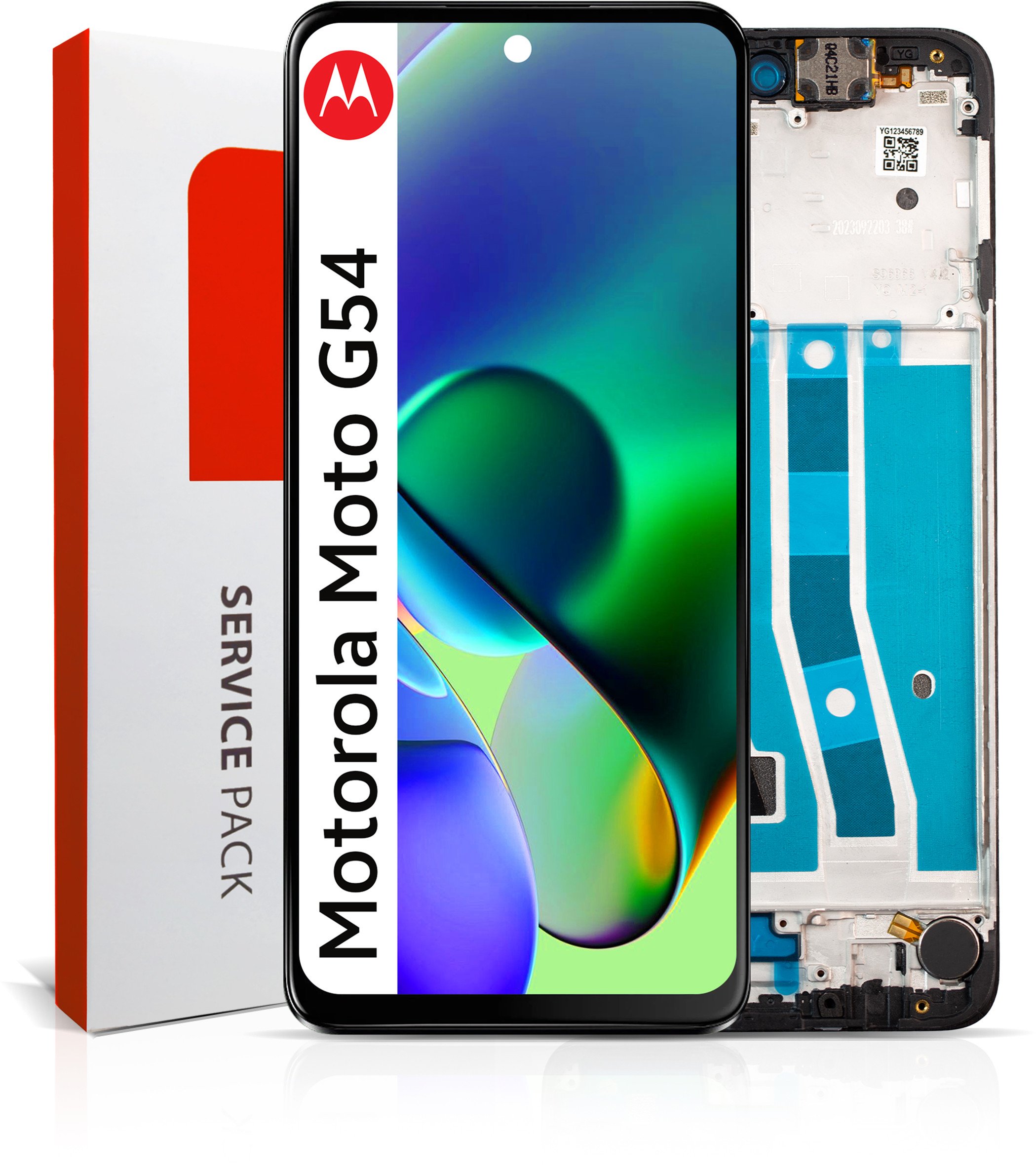 Wyświetlacz do Motorola Moto G54 Ekran LCD Ramka Oryginał Zila XT2343-1 (5904858380794)