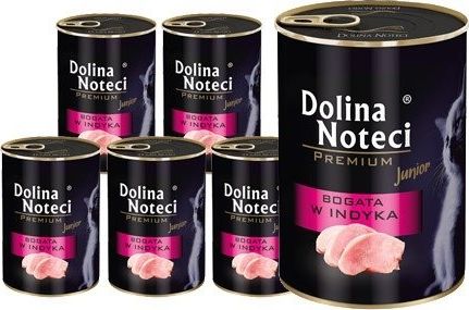 Dolina Noteci Dolina Noteci Premium Junior dla kota bogata w indyka 12x400g