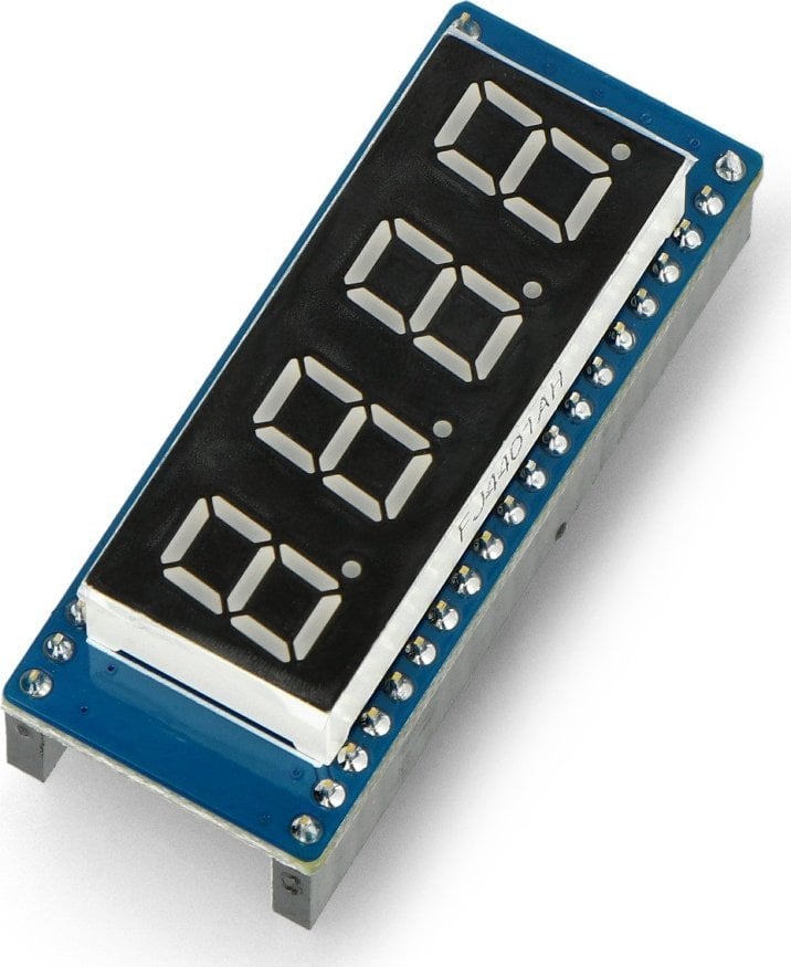 Waveshare Wyświetlacz 8-segmentowy x4 - czerwony - SPI - do Raspberry Pi Pico - Waveshare 19806}