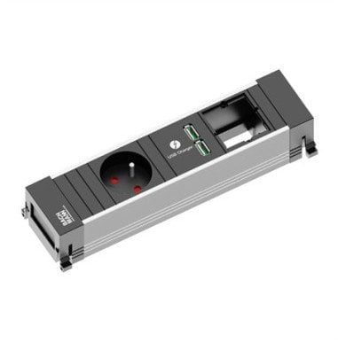 BACHMANN Power Frame 1x UTE (Francja) 1x USBCharger 1x ABD Power 0.1m GST18