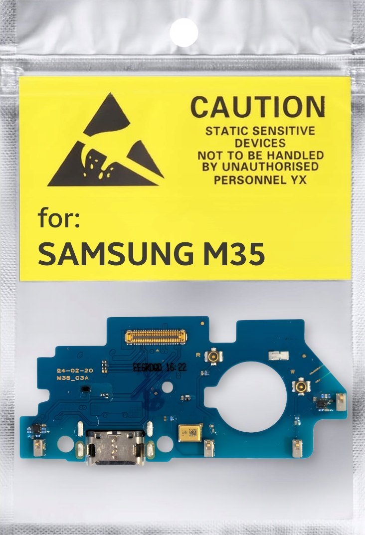 ORYGINAŁ OEM PŁYTKA GNIAZDO ŁADOWANIA USB DO SAMSUNG GALAXY M35 SM-M356B