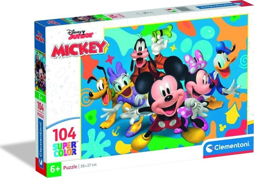Clementoni Puzzle SuperColor Disney Mickey And Friends 104 elementy (25053)