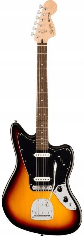 Squier Affinity Jaguar Electric Guitar, SS, 3-Color Sunburst