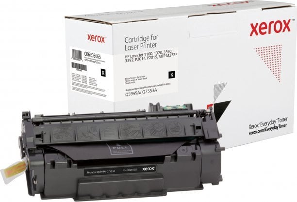 Toner Xerox TON Xerox Black Toner Cartridge equivalent to HP 49A / 53A for use in LaserJet 1160, 1320, 3390, 3392, P2014, P2015, MFP M2727 (Q5949A)