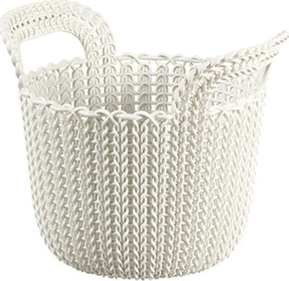 Curver Kremowy Koszyk Okrągły KNIT CURVER -XS- uniwersalny