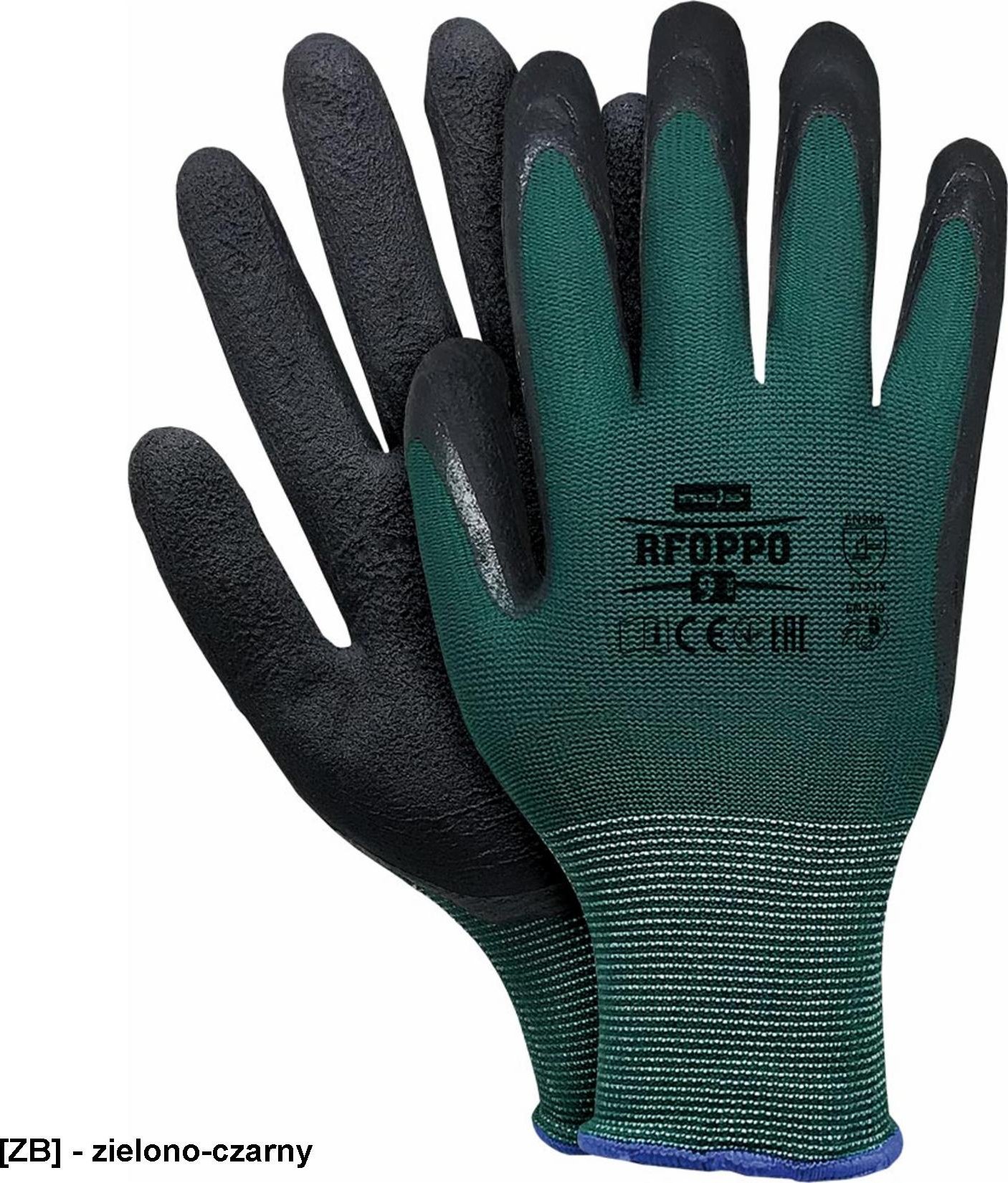 R.E.I.S. RFOPPO - Rękawice ochronne powlekane spienionym lateksem 9