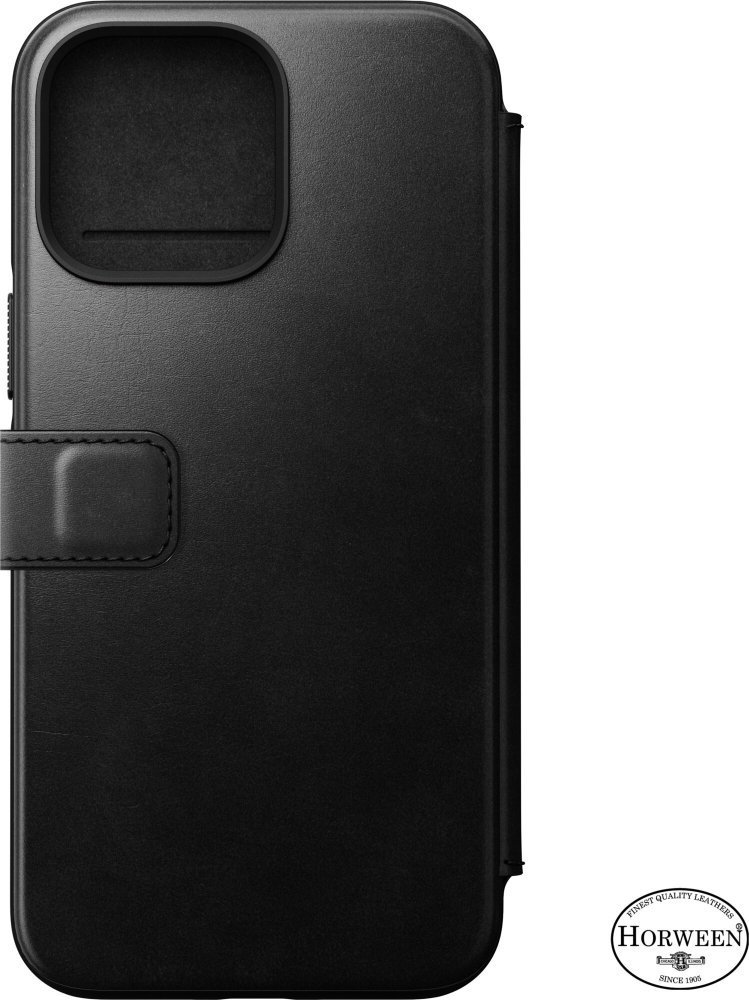 Nomad Nomad Leather MagSafe Folio, black - iPhone 14 Pro Max