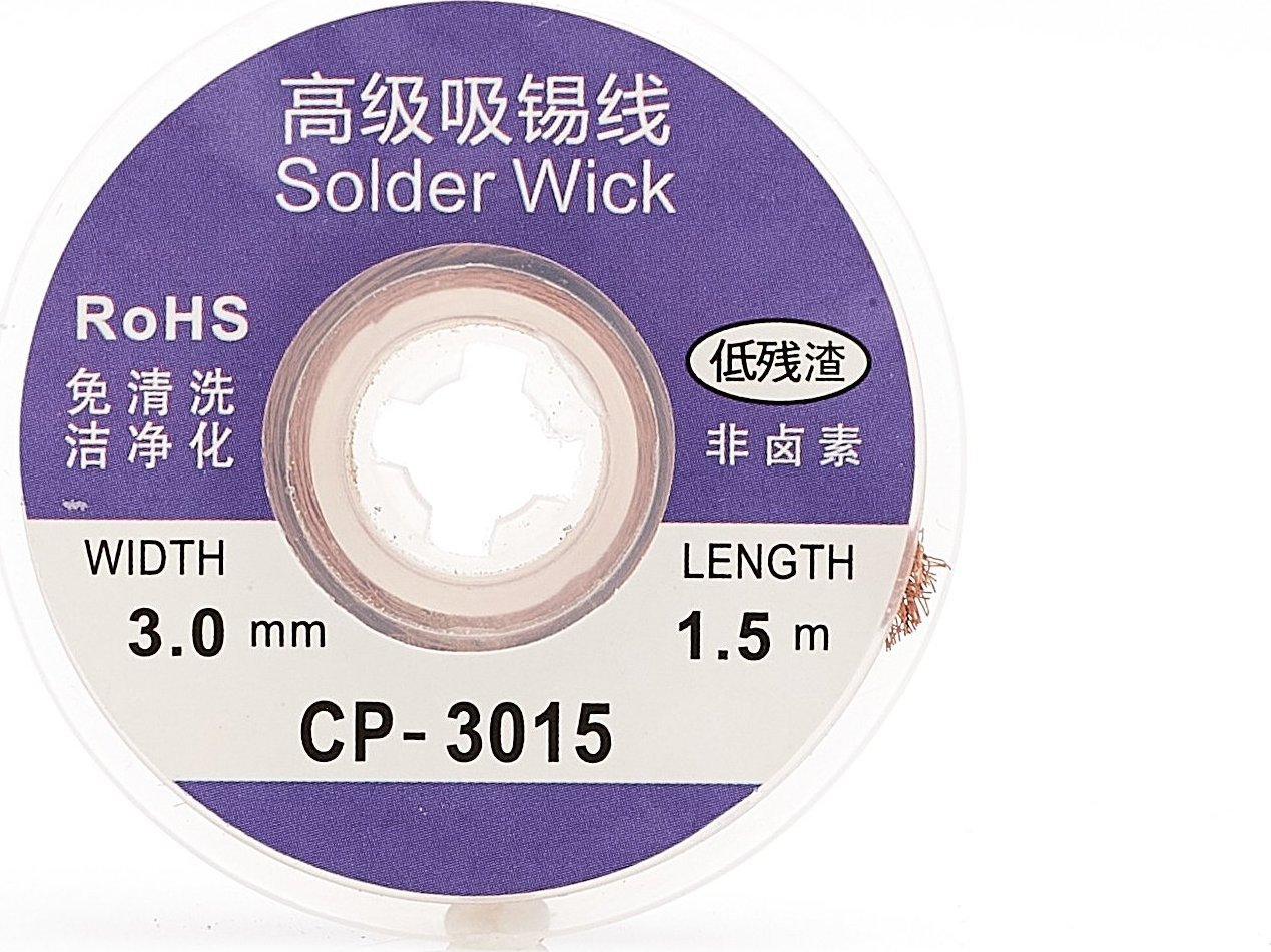 Techrebal Plecionka lutownicza do cyny CP-3015 3mm