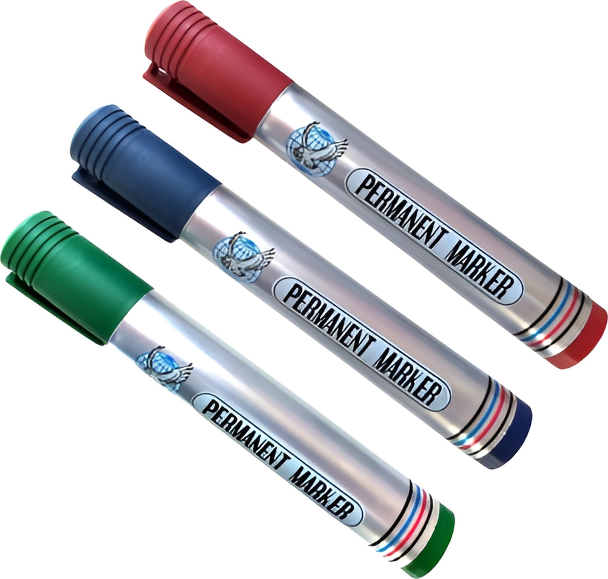 ER4 MARKER PISAK PERMANENTNY WODODPORNY OKRĄGŁY ZESTAW 3 SZTUKI