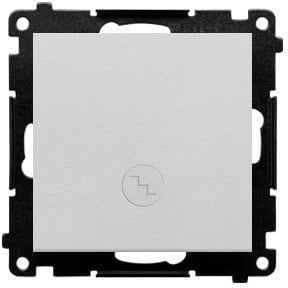 Łącznik schodowy Kontakt-Simon 55 TW6.01/143 moduł 10 AX, 250V~, szybkozłącza aluminium mat