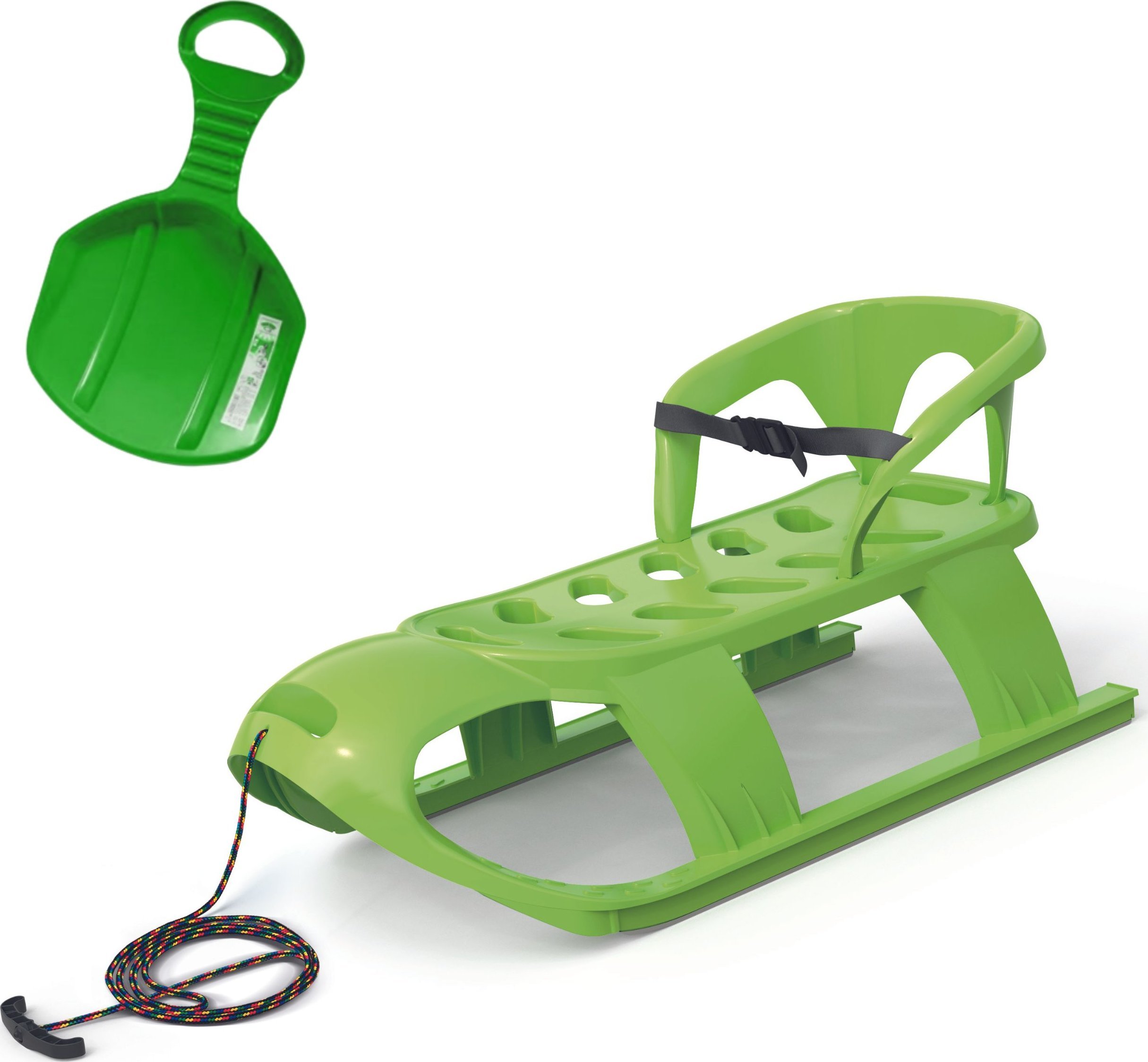 Prosperplast Sanki z oparciem BEZZY SEAT + Ślizg Jabłuszko