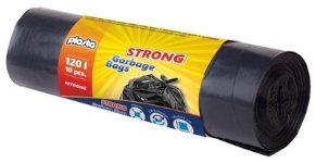 GARBAGE BAGS PLASTA STRONG 120L 10PCS