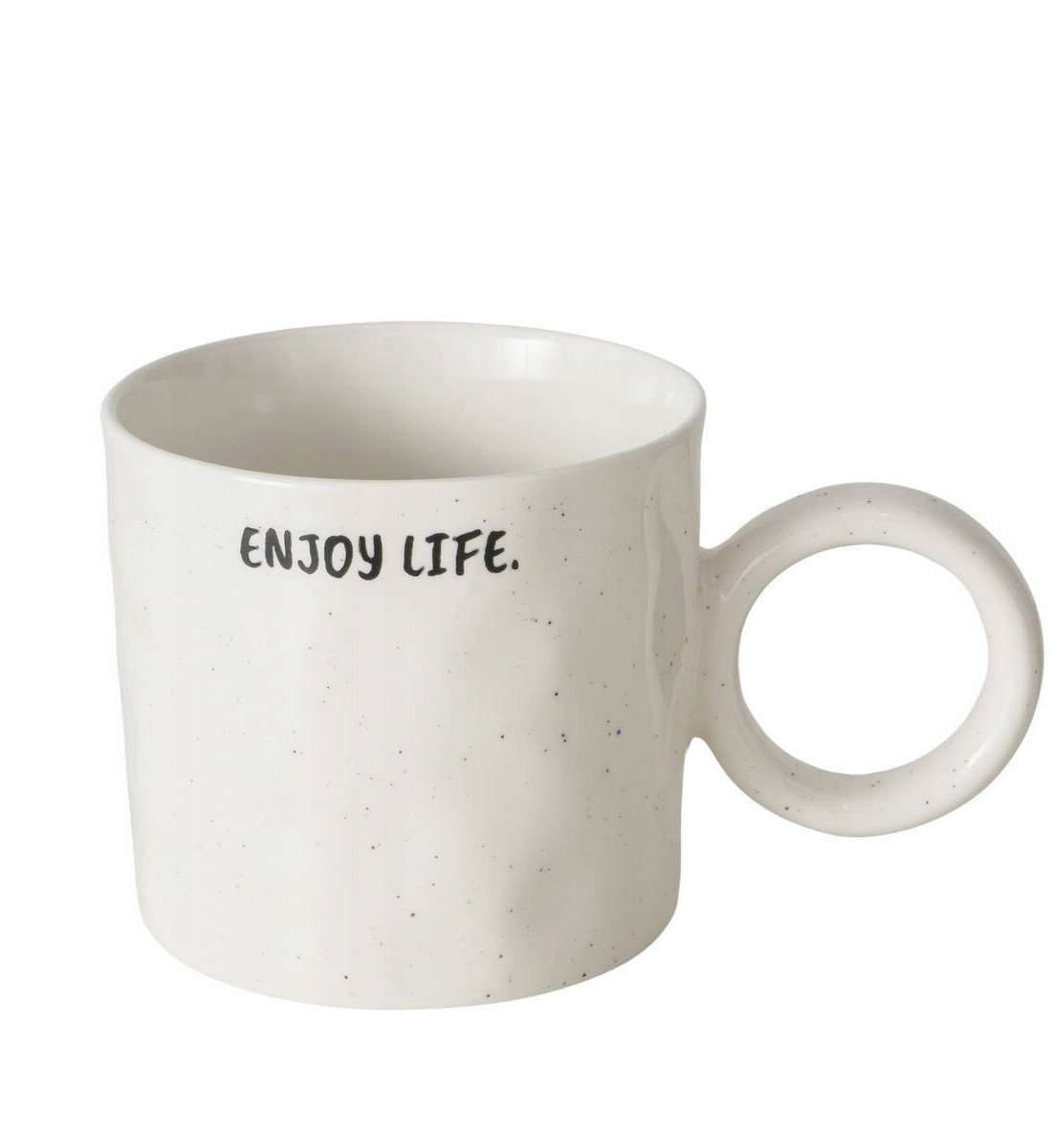 Kubek z okrągłym uchem ENJOY, 360 ml