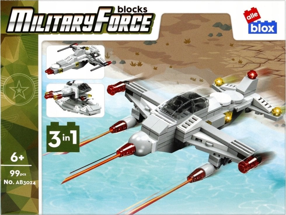 ALLEBLOX KLOCKI KONSTR ALLEBLOX MILIT 99EL 19X14X5 PUD1