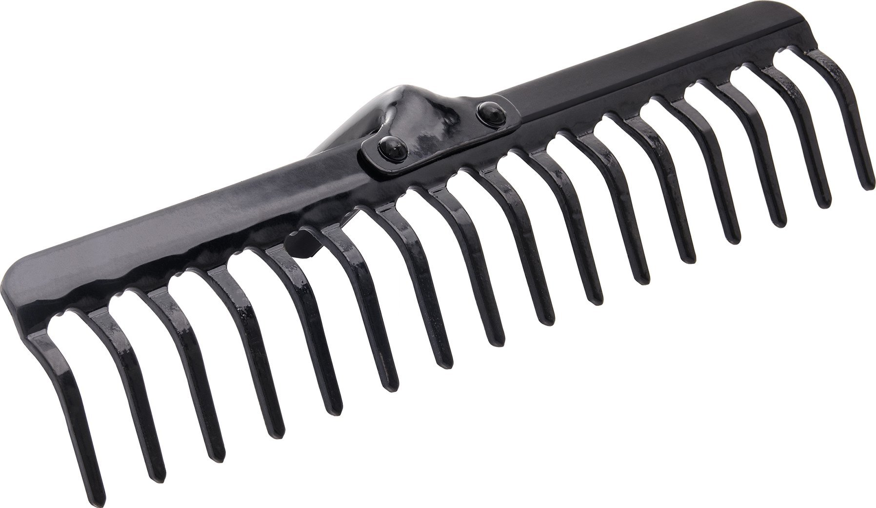 Kadax KADAX Grabie metalowe Do Liści Trawy Bez Trzonka Nieoprawione 16 Zębne Solidne